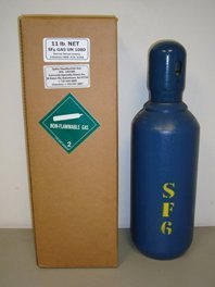 11 pound cylinder of SF6