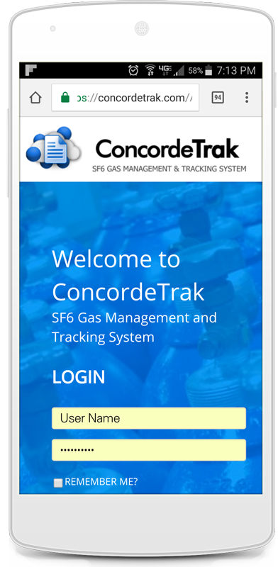 ConcordeTrak SF6 Management and Reporting Tools